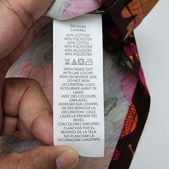 Girls Thanksgiving Fall Autumn Harvest Pumpkins Printed Dress Size XL 14 NEW - Picture 7 of 8